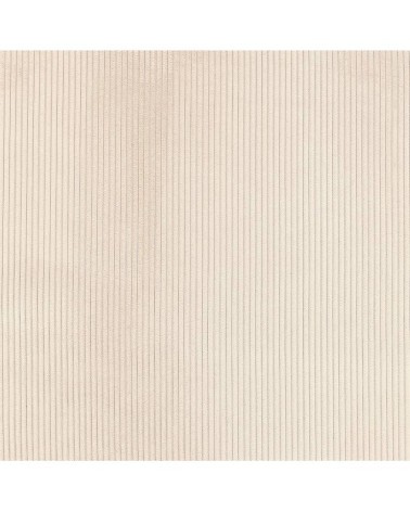 Canapé convertible velours côtelé couchage 140x190 cm beige