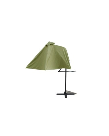 Parasol déporté avec ouverture innovante Ø 3m vert