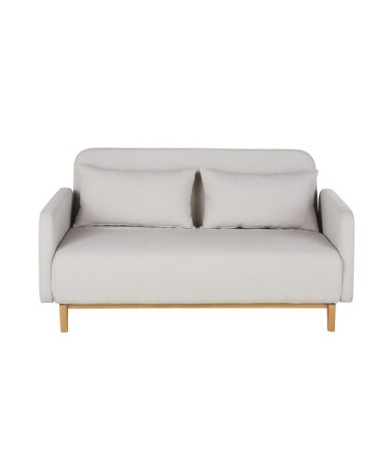Canapé clic-clac 2/3 places beige