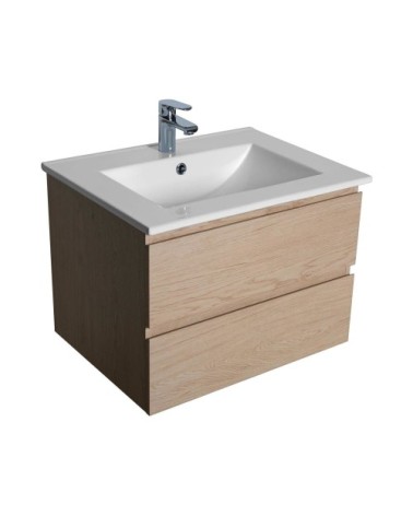 Meuble simple vasque 60cm + vasque
