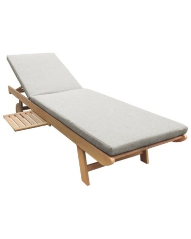 Bain de soleil pliant en acacia