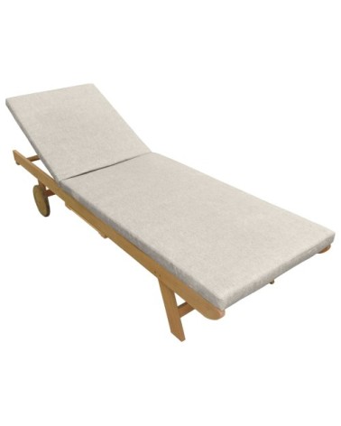 Bain de soleil pliant en acacia