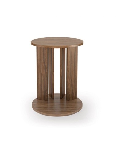 Table d'appoint noyer H64
