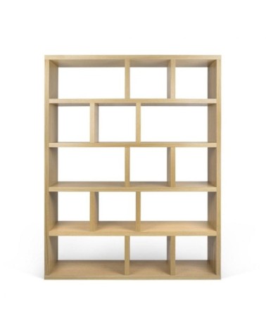 Bibliothèque chêne naturel H198