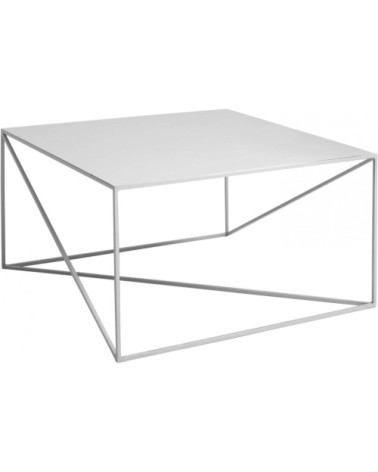 Table basse carré en métal gris l80cm