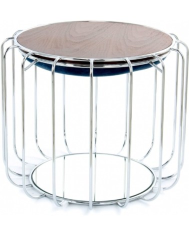 Table dappoint réversible pouf sarcelle