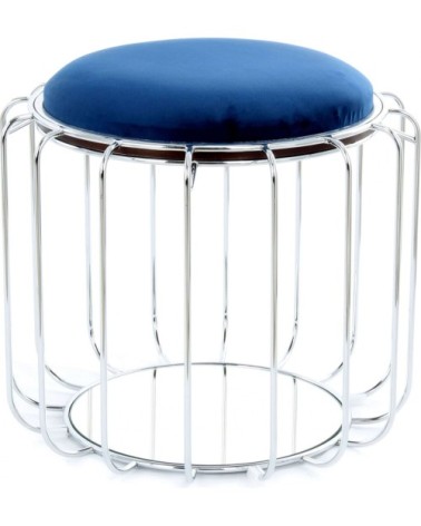 Table dappoint réversible pouf bleu