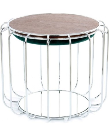 Table dappoint réversible pouf vert