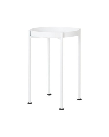 Table dappoint ronde blanc d40cm