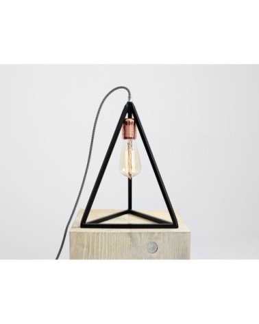 Lampe de table noire