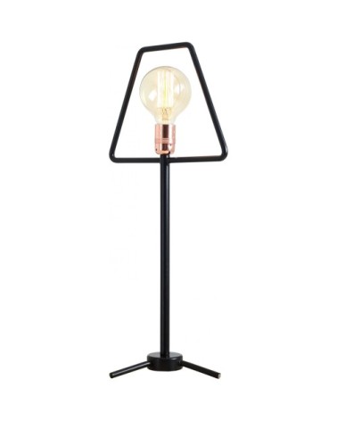 Lampe de table noire