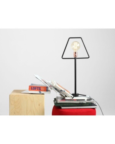 Lampe de table noire