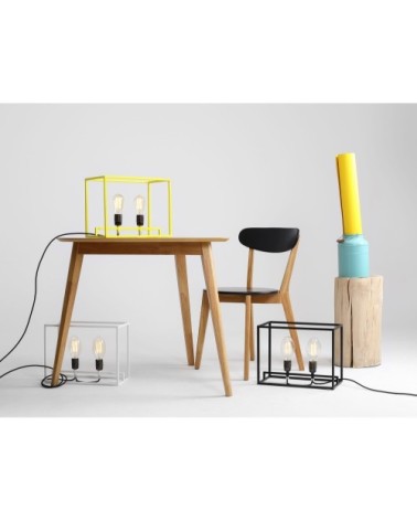 Lampe de table noire