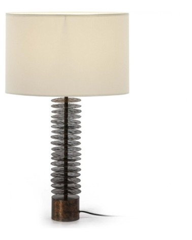 Lampe de table marron