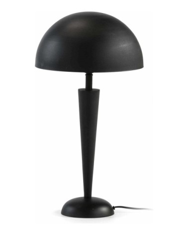 Lampe de table noire
