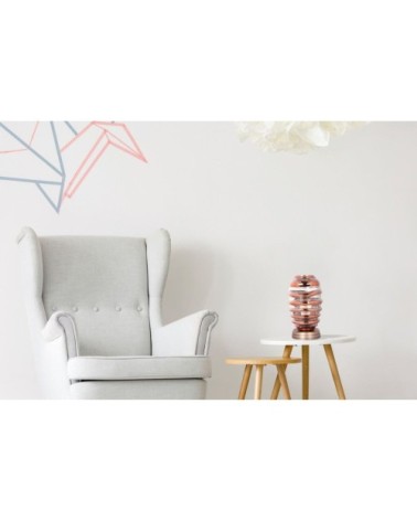 Lampe de salon design couleur beige