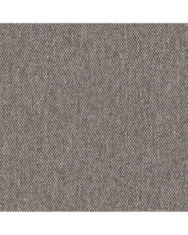 Canapé tissu 2 places gris acier h45cm