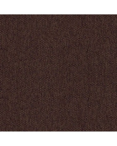 Fauteuil rembourré mousse haute résilience tissu marron