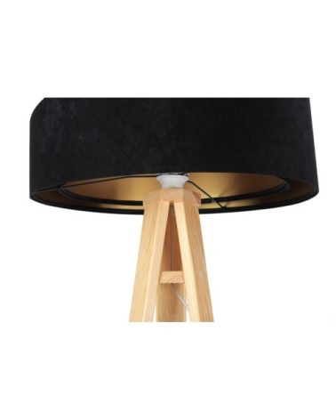 Lampadaire bois clair h145