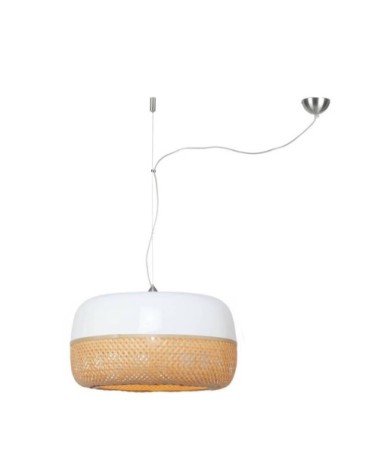 Suspension bambou naturel D60/H33cm