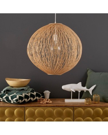 Suspension en rotin tressé D63