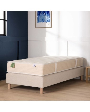 Matelas latex 25 cm équilibré accueil enveloppant 80 x 200 cm