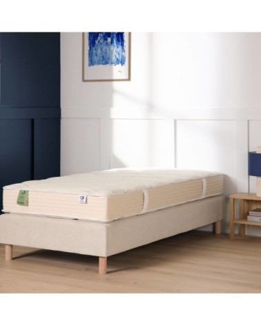 Matelas latex 20 cm ferme accueil moelleux 90 x 200 cm