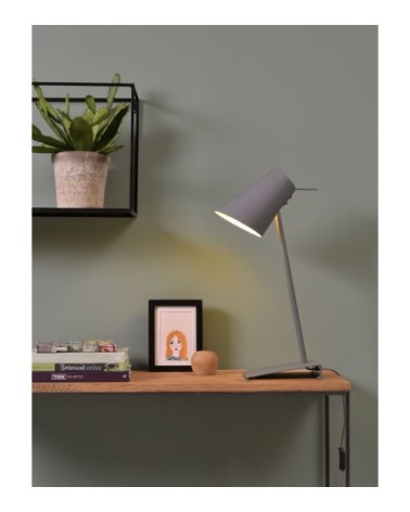 Lampe de table grise H54cm