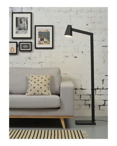 Lampadaire design noir