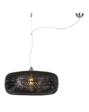 Suspension bambou noire D60cm