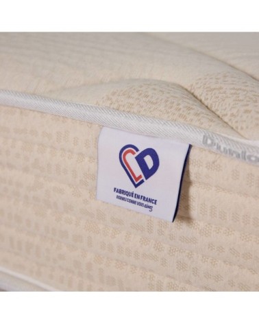 Matelas latex 20 cm ferme accueil moelleux 160 x 190 cm