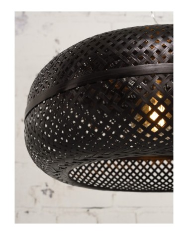 Suspension double en bambou L180cm