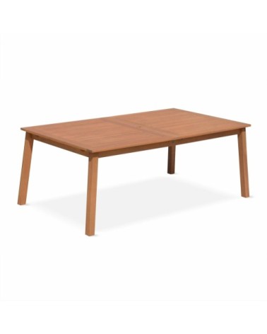 Table de jardin extensible en bois eucalyptus 10 places