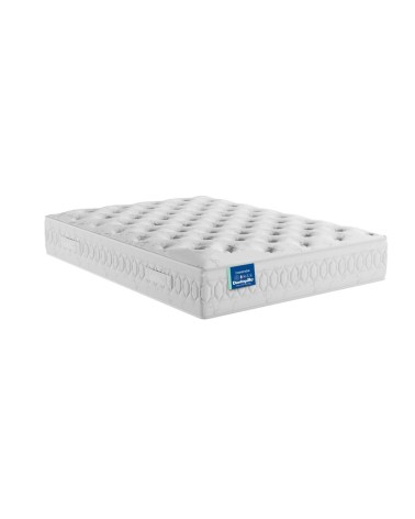 Matelas latex 25 cm équilibré accueil enveloppant 200 x 200 cm