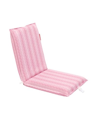 Chaise de Plage Polyester Pliable Rose