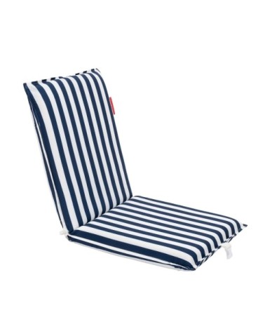 Chaise de Plage Polyester Pliable Bleu
