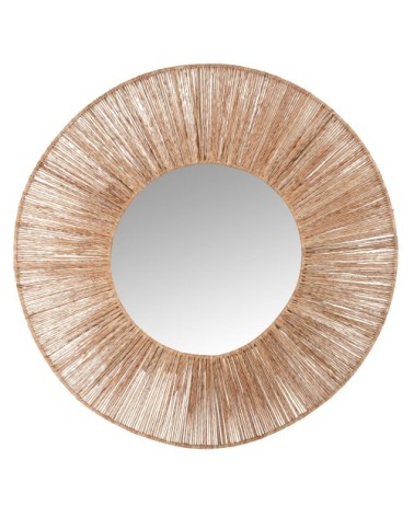 Miroir en jute marron D70