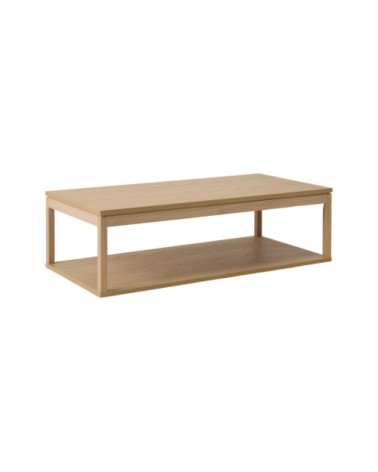 Table basse effet bois clair h60