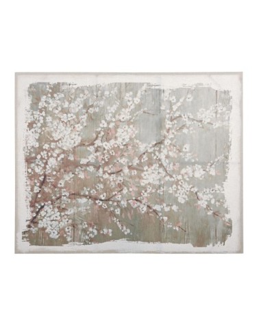 Toile en lin imprimé floral, 152x122 cm