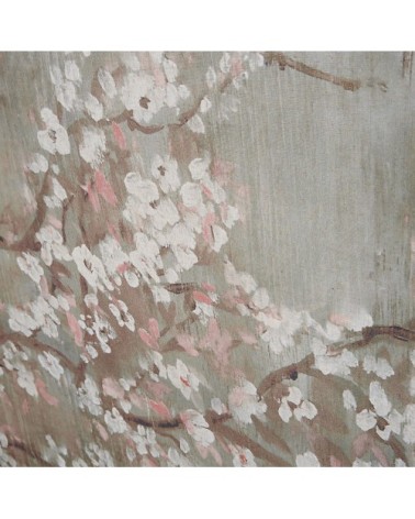 Toile en lin imprimé floral, 152x122 cm