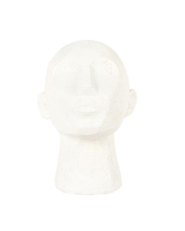 Statuette visage beige H23