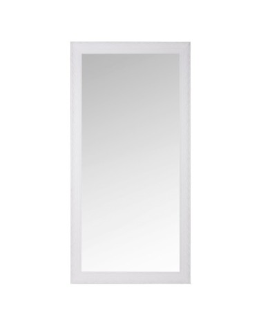 Miroir rectangulaire en bois de paulownia blanc 90x180