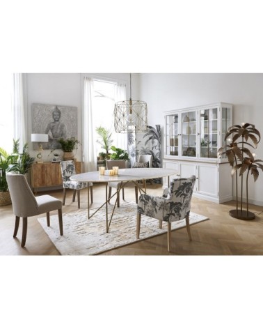 Suspension filaire dorée