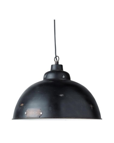 Suspension industrielle en métal noir