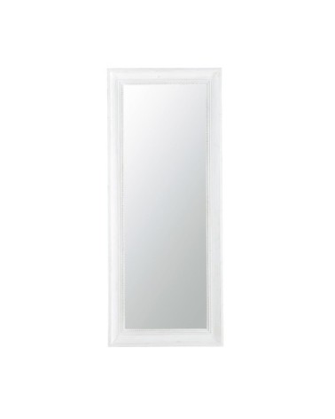 Miroir rectangulaire en sapin écru 54x130