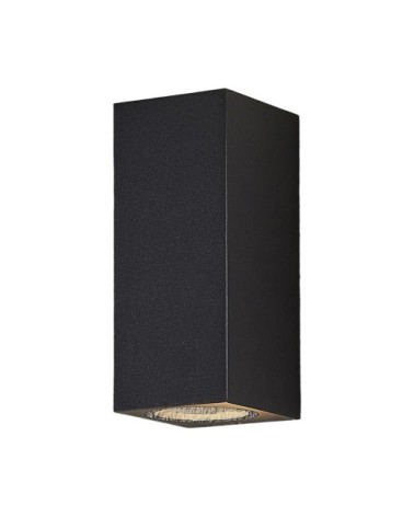 Applique exterieur en aluminium gris