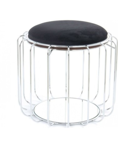 Table dappoint réversible pouf noir