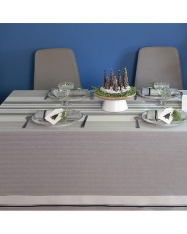 Nappe gris 180x180