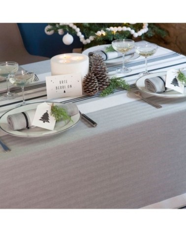 Nappe gris 180x350