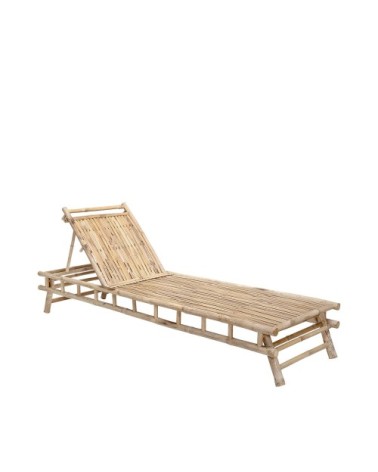 Chaise longue en bambou